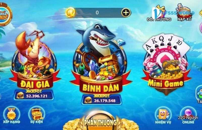 Cung cấp nhiều mini game hấp dẫn