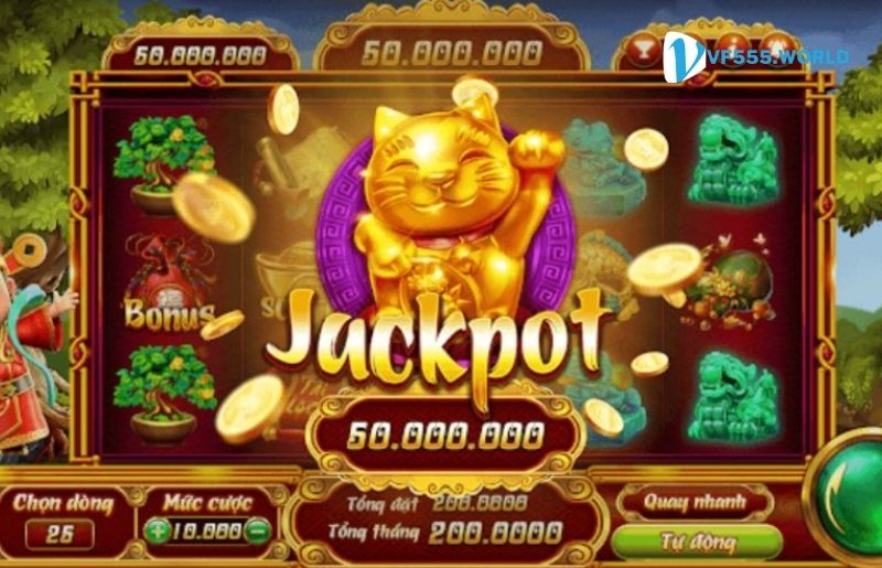 Chế độ tự quay rinh ngay jackpot